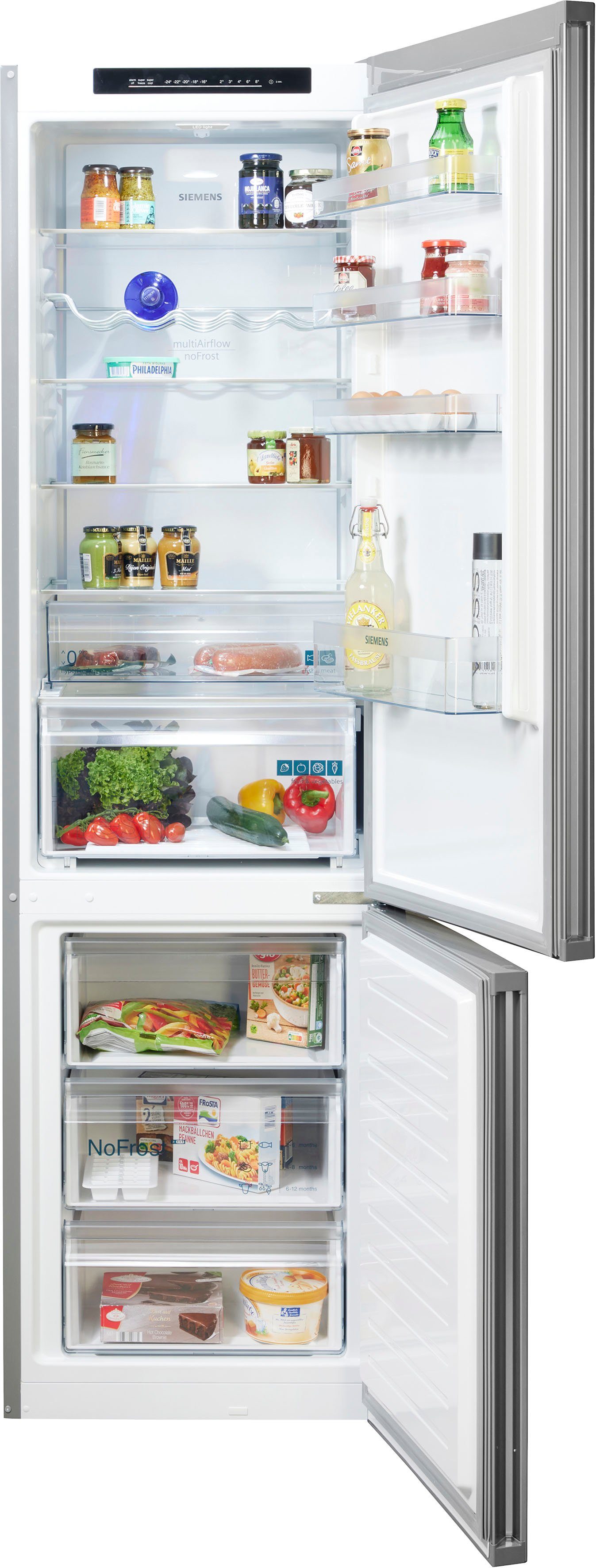 SIEMENS Kühl-/Gefrierkombination KG39N2LCF, 203 cm hoch, 60 cm breit