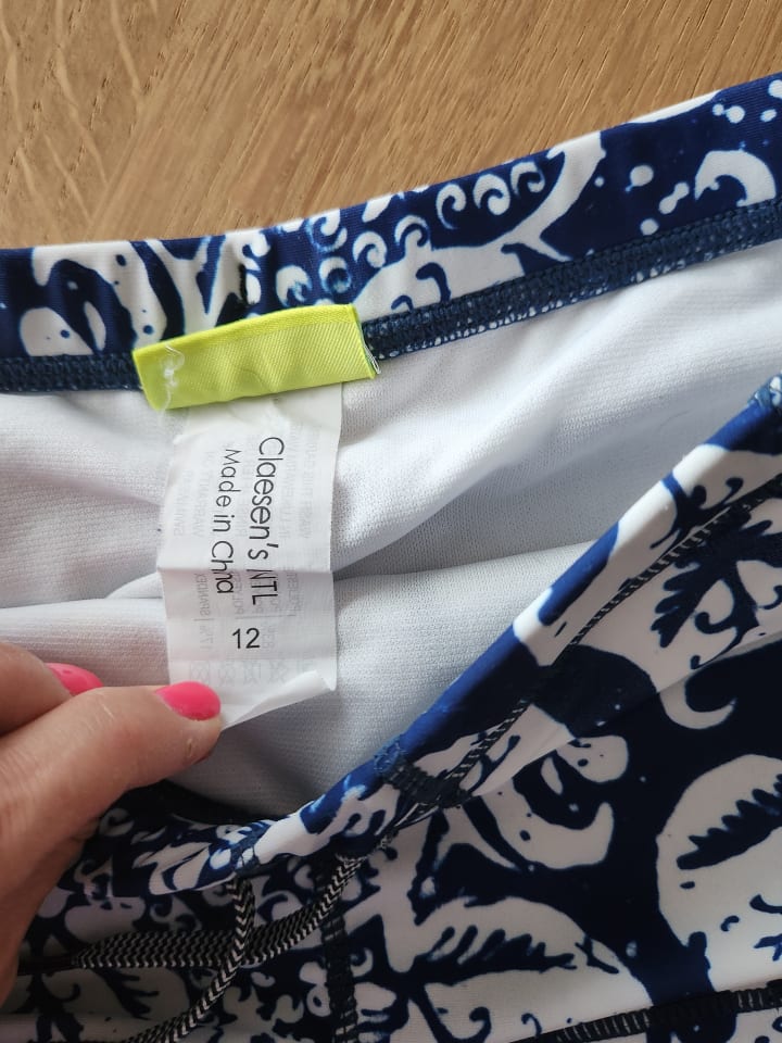 Claesens Badehose in Dunkelblau/ Weiß günstig kaufen 152