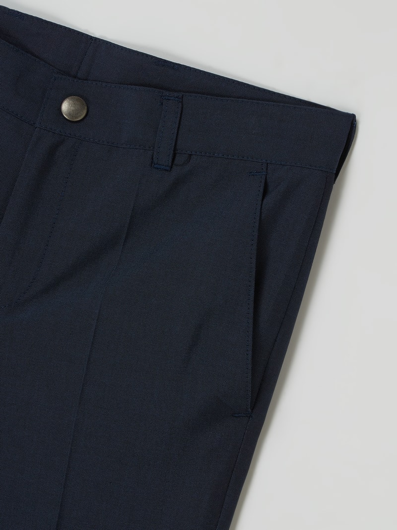 Regular Fit Hose mit Viskose-Anteil in blau