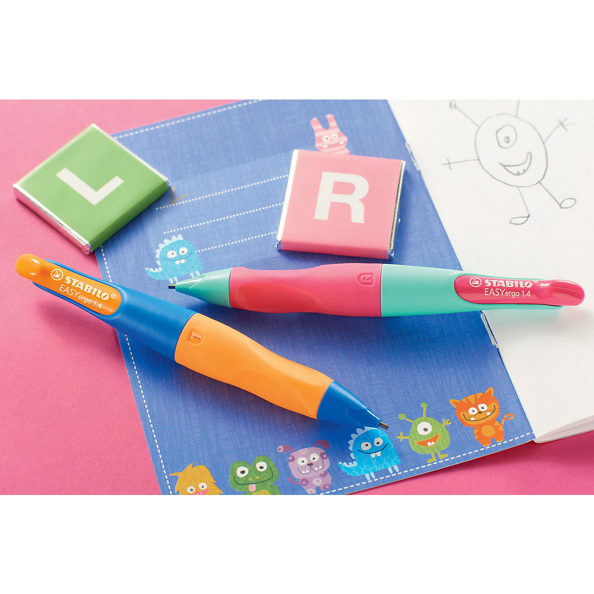 Druckbleistift EASYergo 1.4 mm R marine/orange