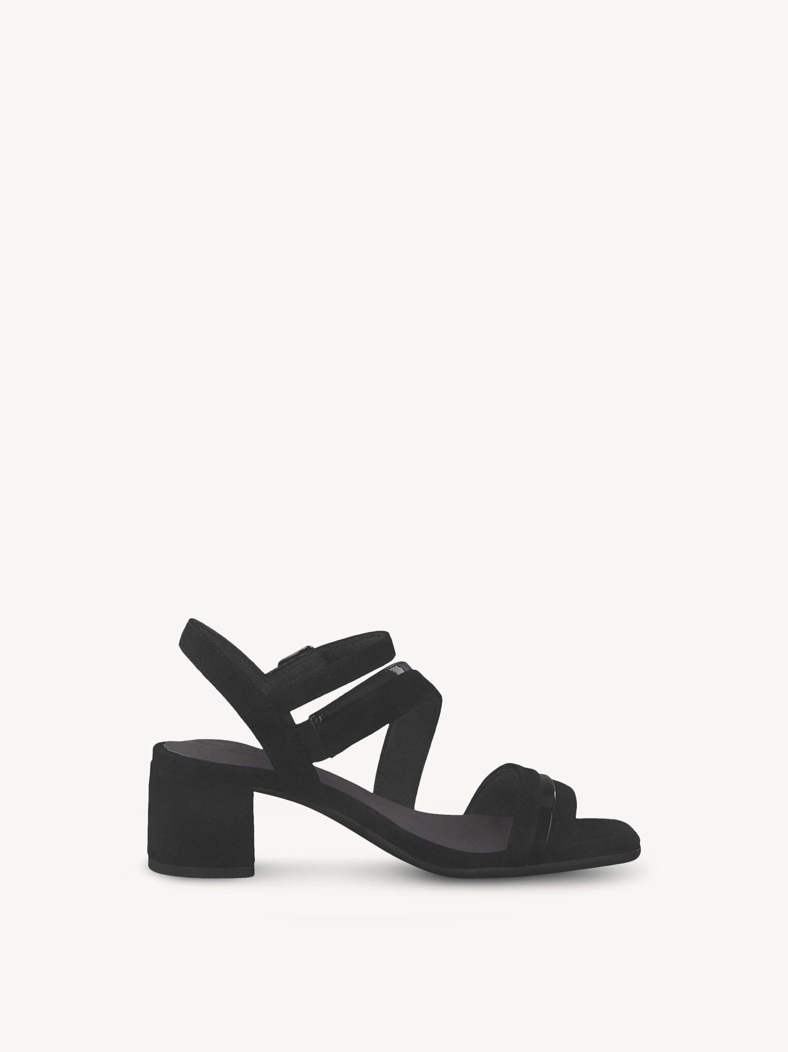 Sandale à talon - noir