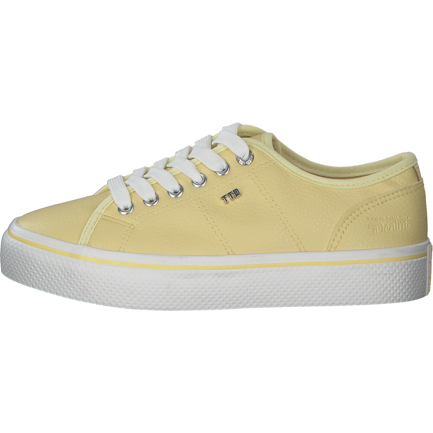 Tom Tailor 8095201, Sneakers Low, Damen, Gelb (Yellow)