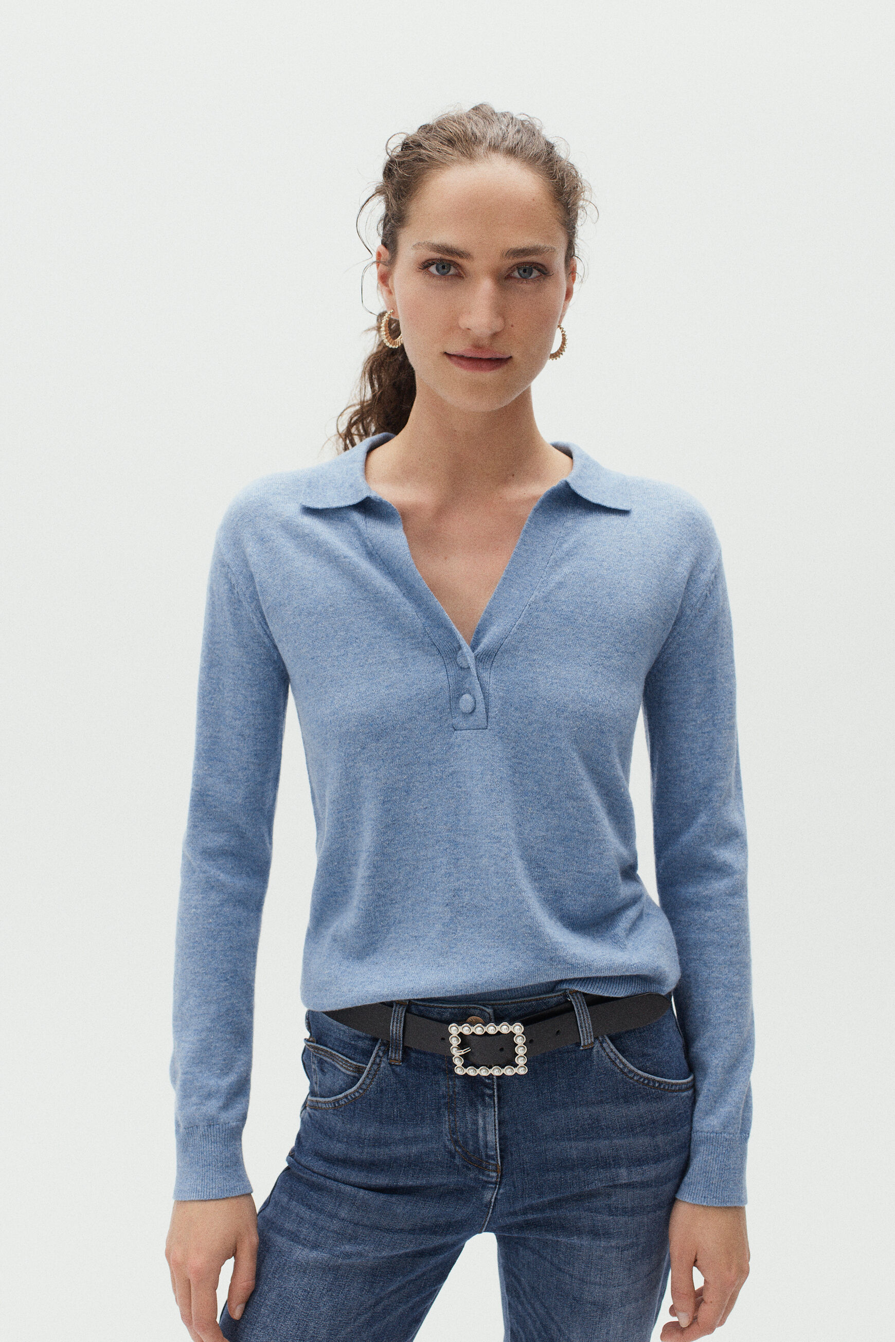 pull alisa denim stone femme