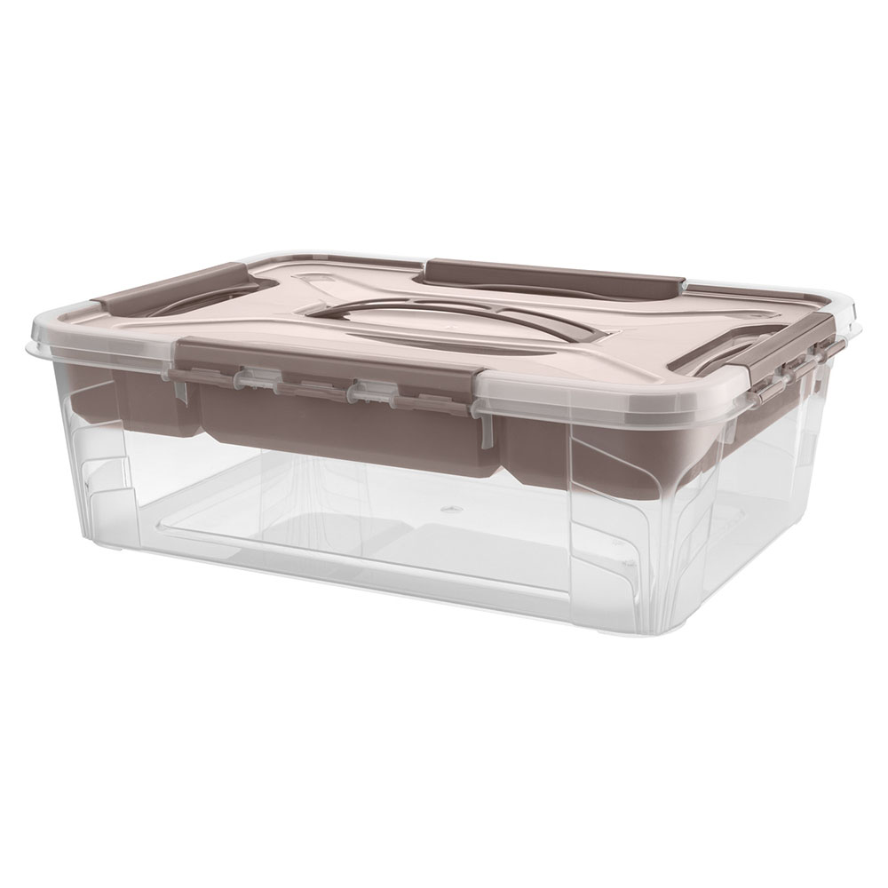 Keeeper Toptex Ordnung Aufbewahrungsbox, 4,2 l - Taupe