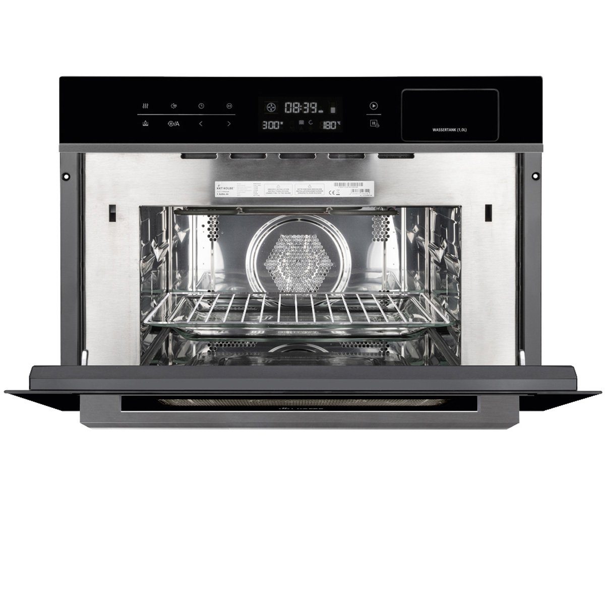 KKT KOLBE Einbaubackofen Einbau-Mikrowelle EBMS4503S, DampfClean, Mikrowelle und Dampfgarer / 60cm / 34 l / Autark / Heißluft / Grill