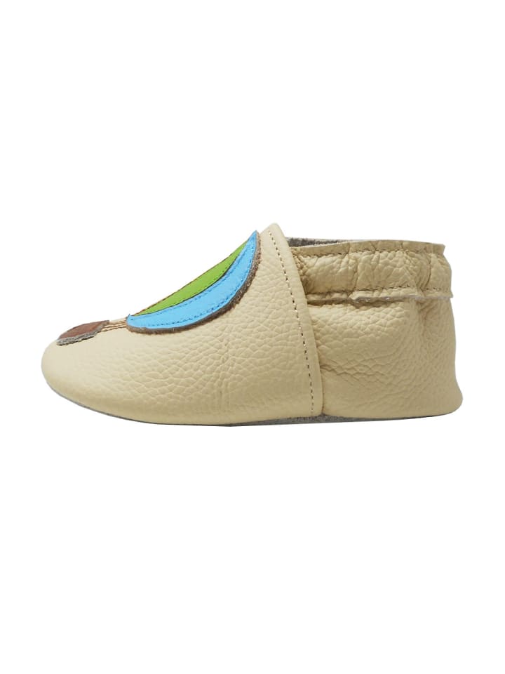 Yalion Leder-Krabbelschuhe 