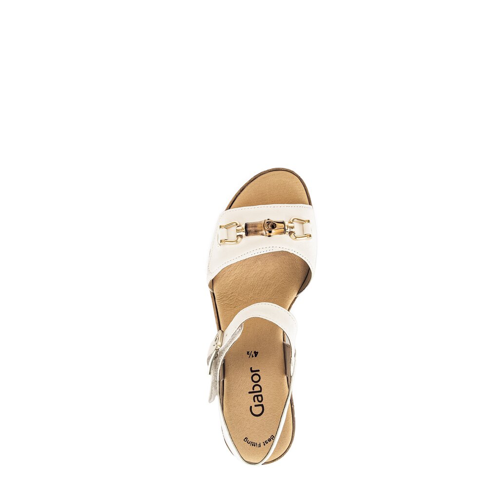 Gabor fashion Riemchensandale creme