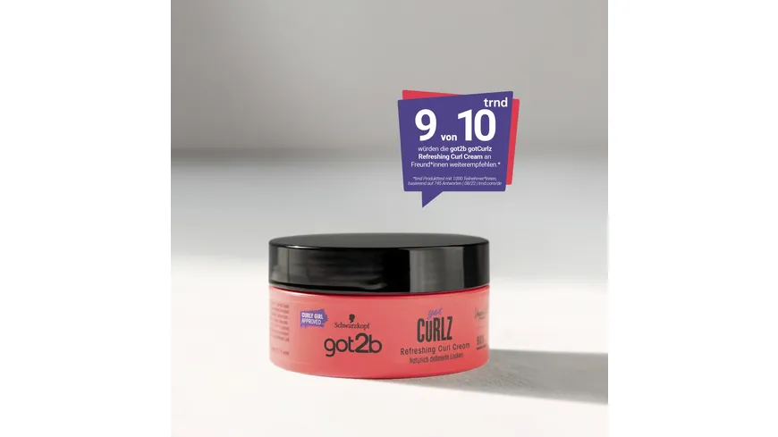 GOT2B Refreshing Curl Cream got Curlz 200 ml