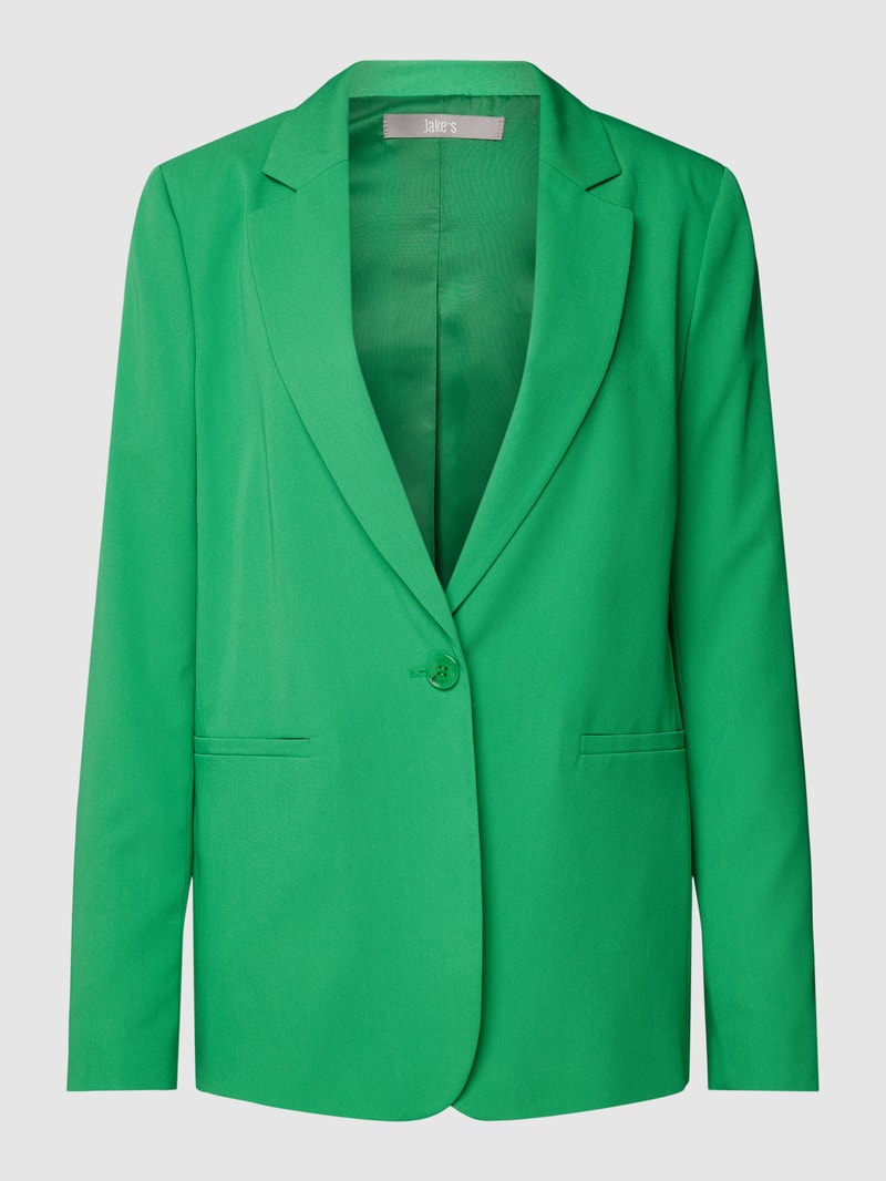 Blazer mit Reverskragen in apfelgrün