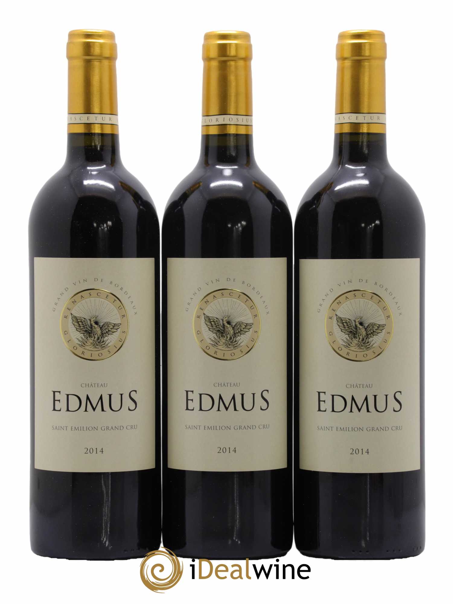 Château Edmus Grand Cru  2014 - Lot de 3 Bouteilles