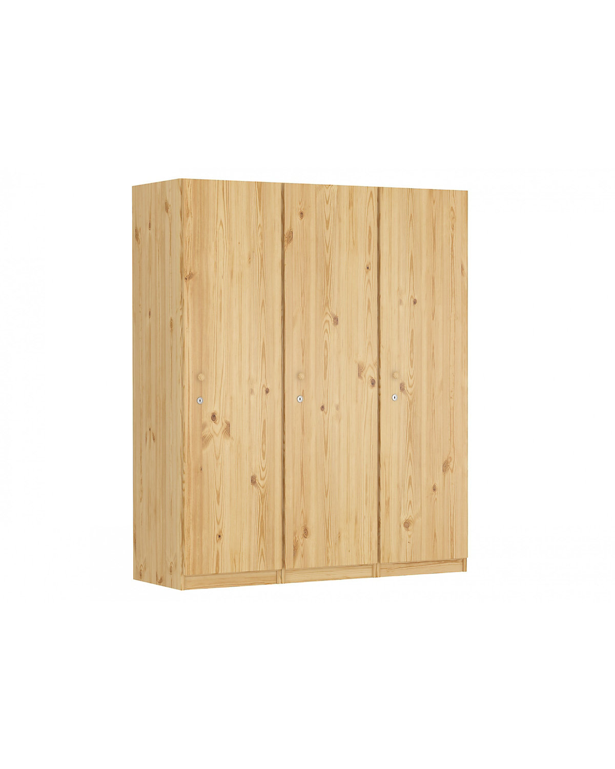 Holzschrank Kiefer massiv Spind mit Fächer