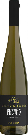 2021 Riesling MDCXXV Dalsheimer Hubacker trocken - Weingut Müller-Dr. Becker