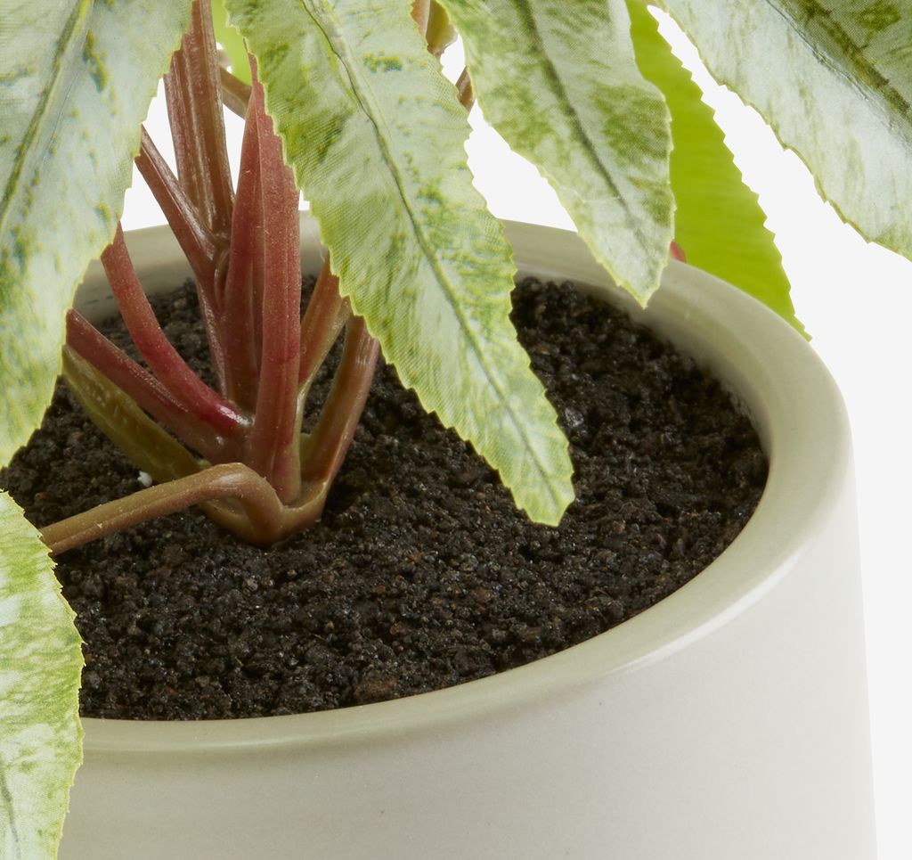 Planta artificial OLSEN Ø9xH20cm com vaso