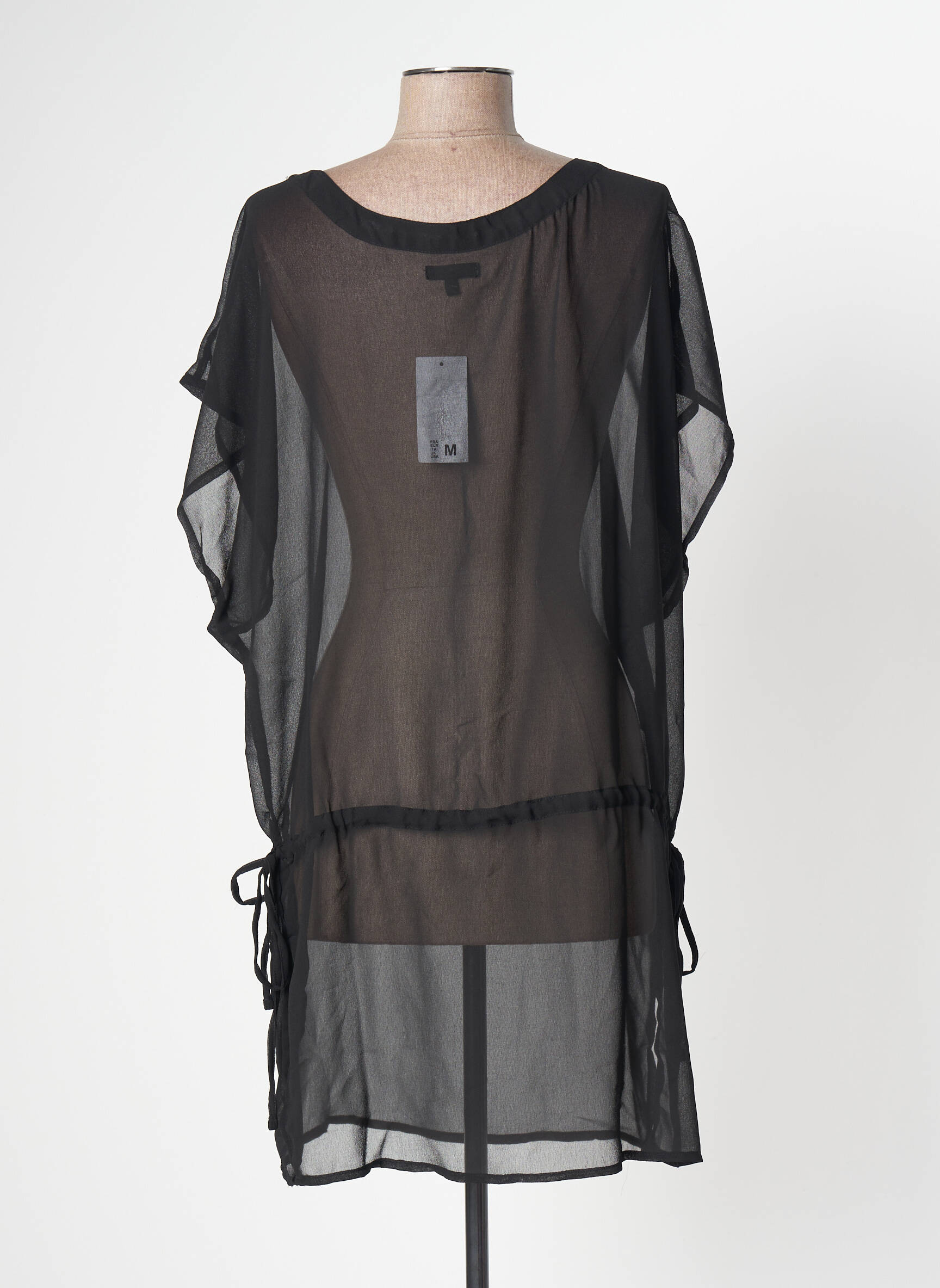 Darjeeling Tuniquemanchecourte Femme couleur noir