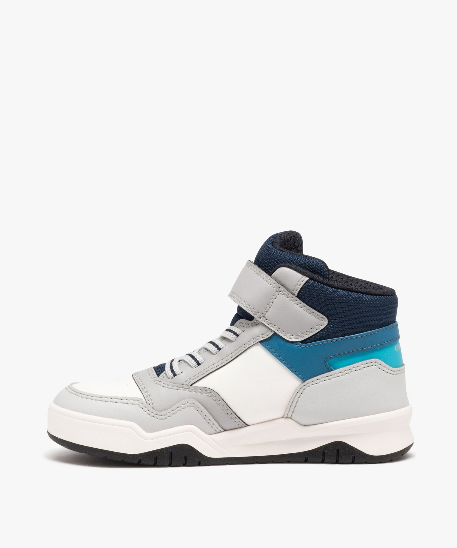 Baskets Garçon mid-cut à scratch - Geox gris | GEMO