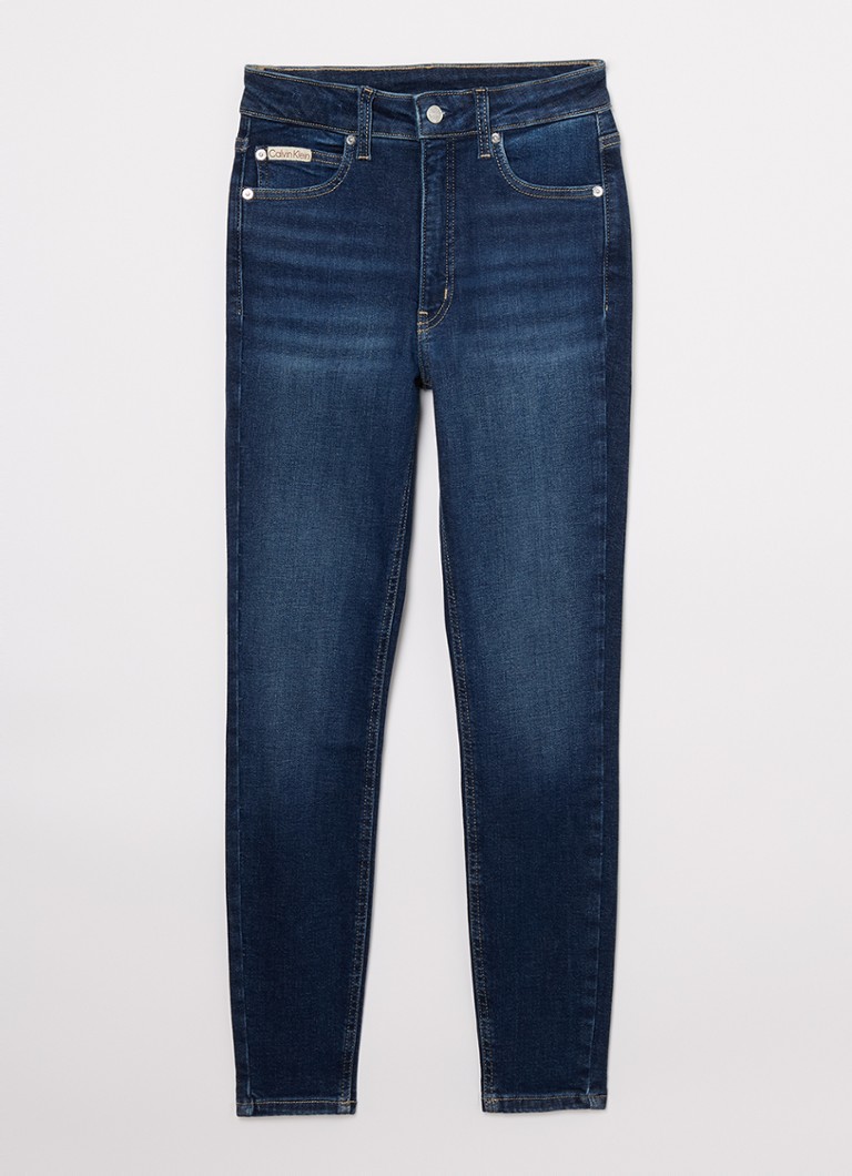 Jeans skinny a vita alta Calvin Klein, lavaggio scuro