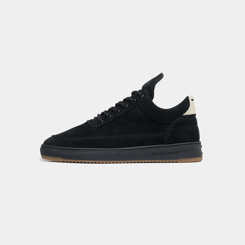 Filling Pieces Low Top Ripple Suede 25122791861 / schwarz