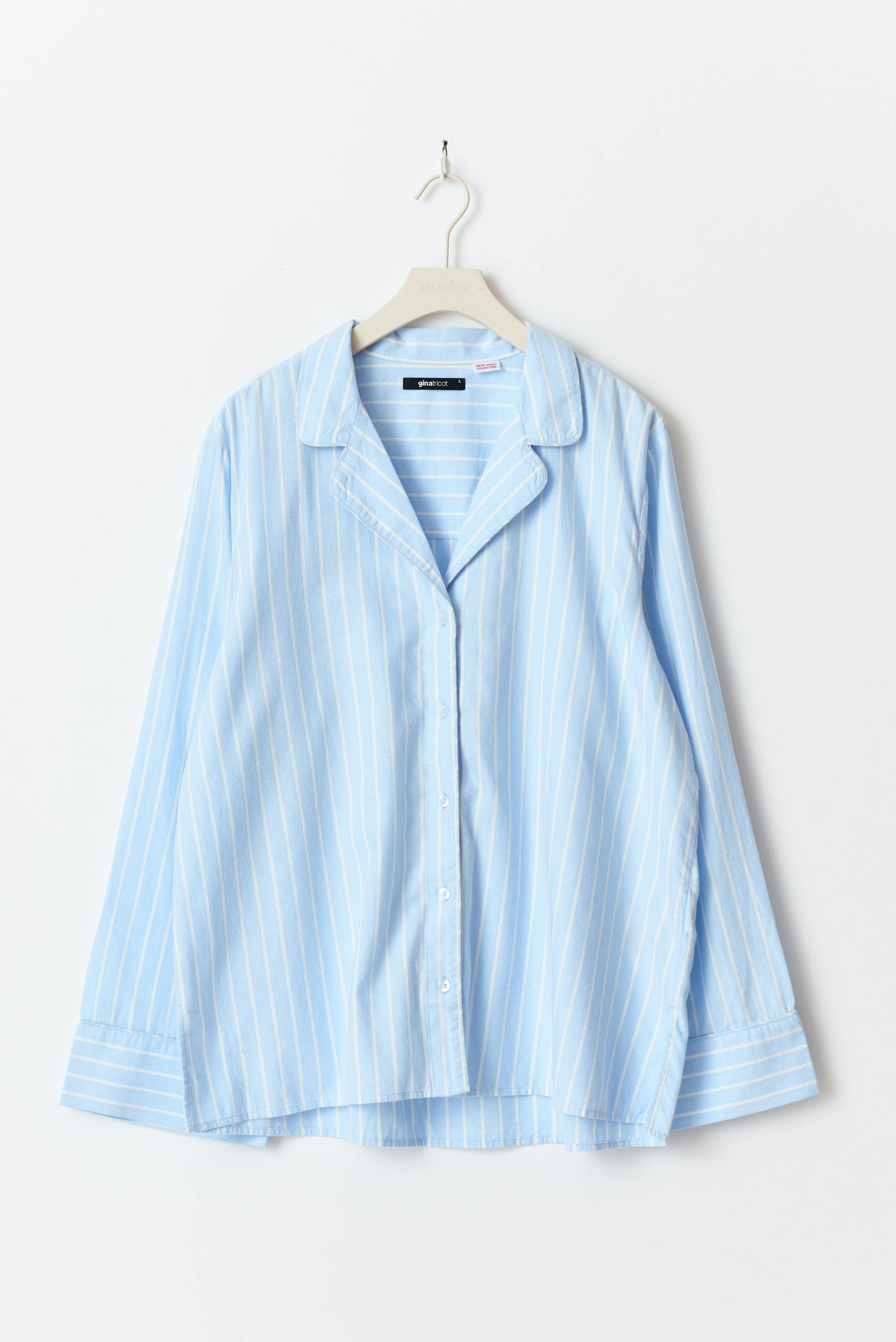 Flannel pyjamas shirt