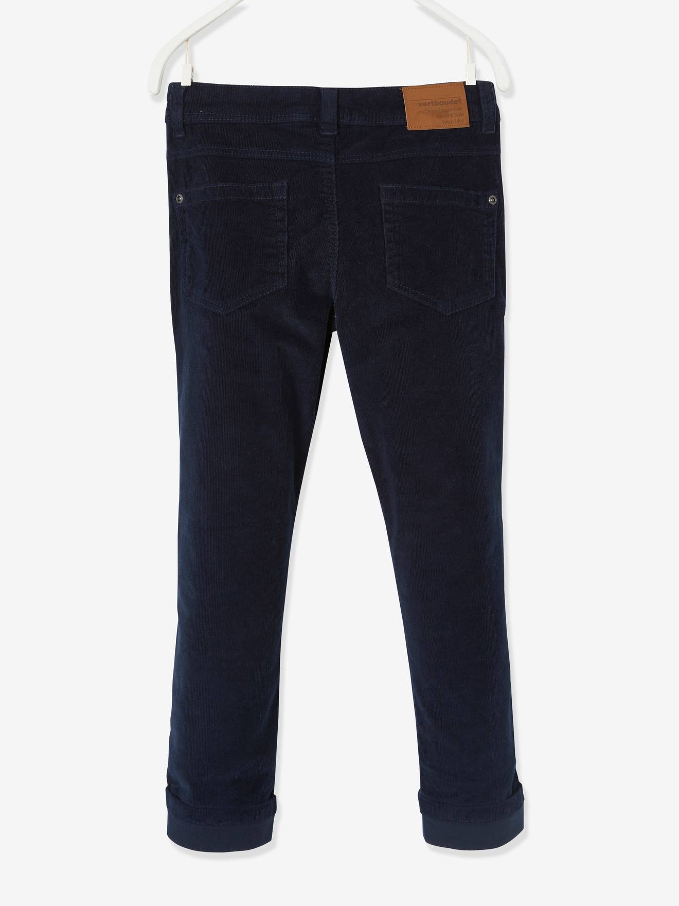 Vertbaudet Jungen Cordhose, Slim-Fit - camelfarben