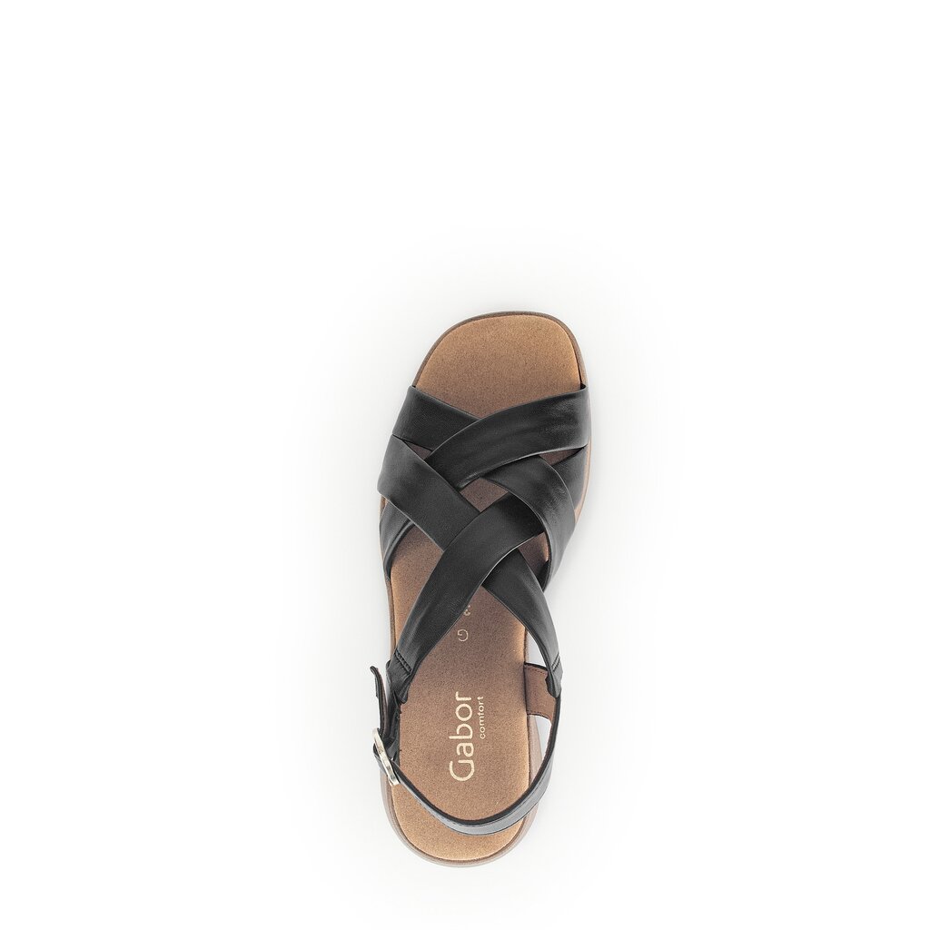 Gabor comfort Plateau Sandale schwarz