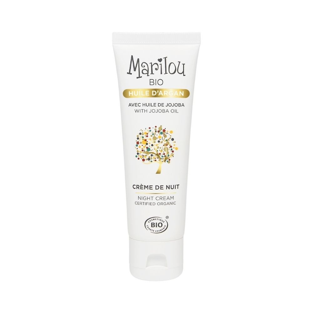 marilou bio Crème de Nuit à l'Huile d'Argan Crème hydratante visage nuit Bio