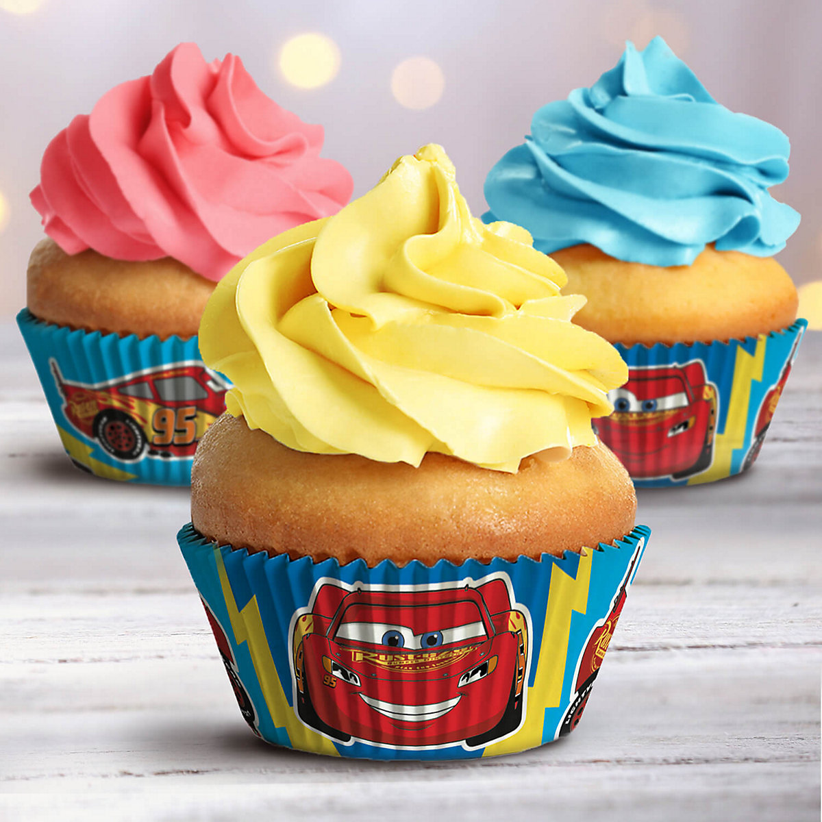Muffinschalen Cars für Muffins und Cupcakes, 5cm Durchmesser, 25 Stück