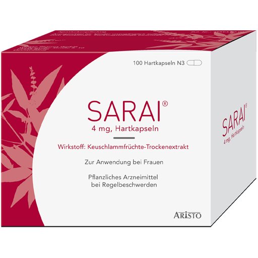 Sarai bei Menstruationsbeschwerden  100 St  Hartkapseln