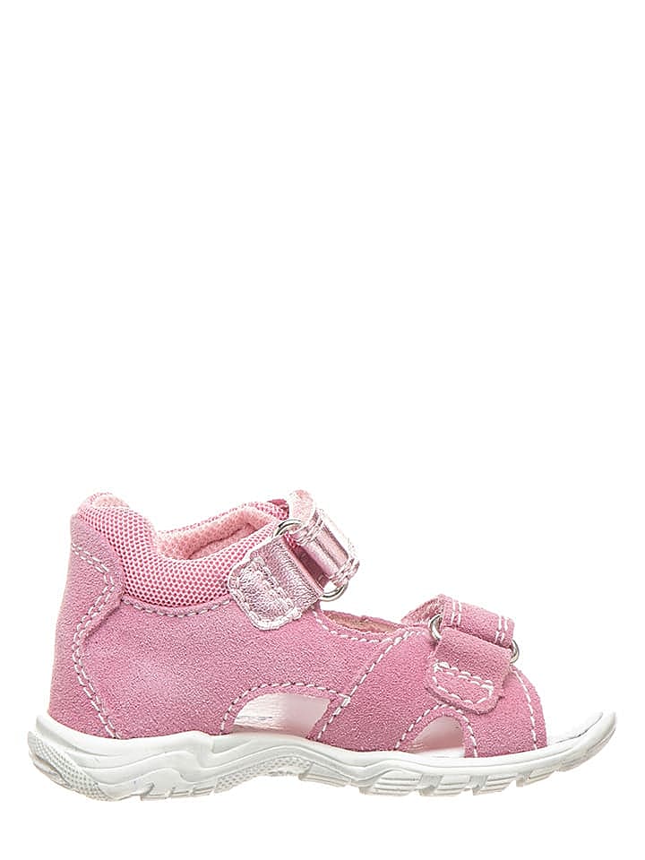 Richter Shoes Leder-Sandalen in Rosa günstig kaufen 23
