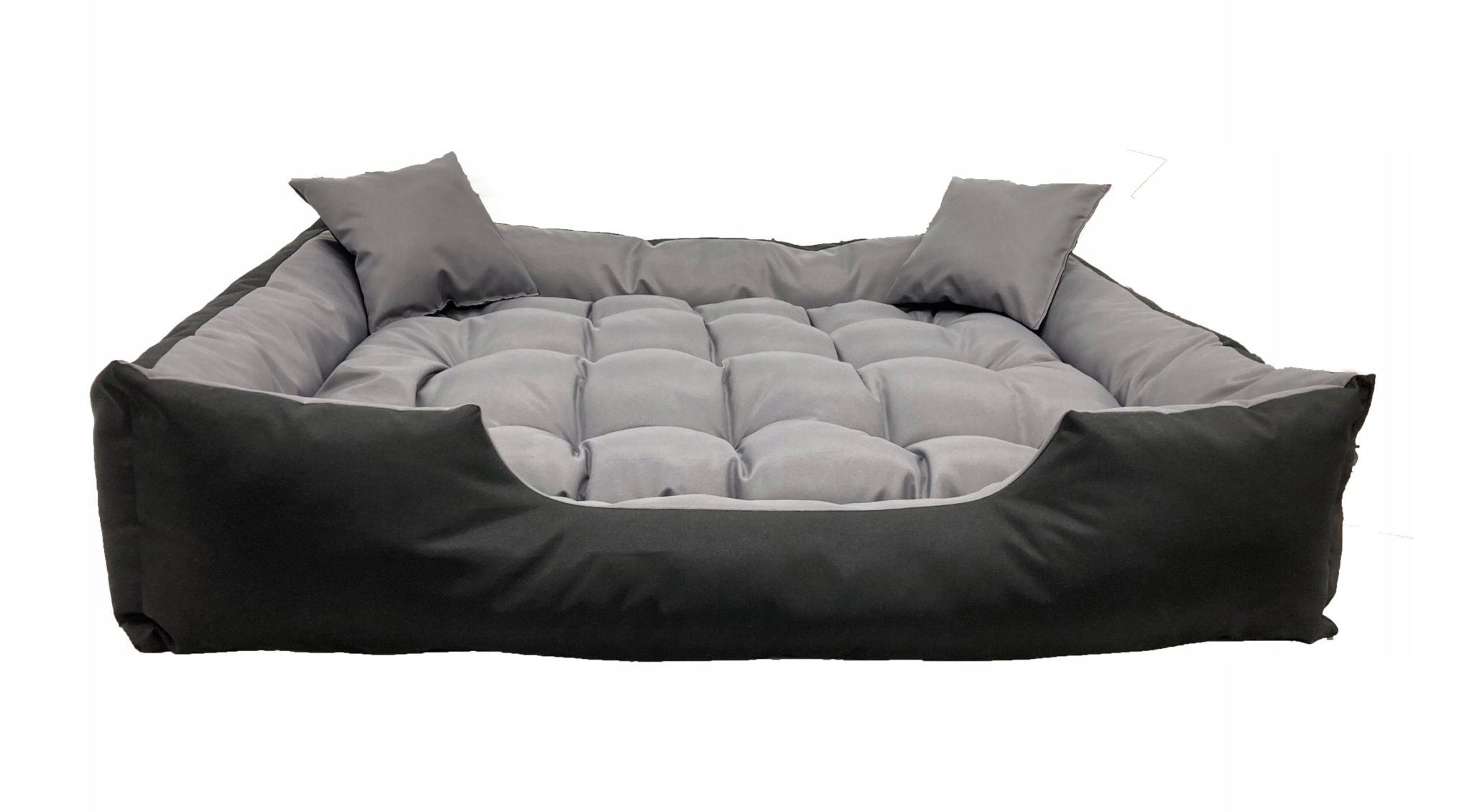 KomfortHome Tierbett Tierbett Hunde- und Katzenbett Waschbar, Wasserdicht, 2x Kopfkissen