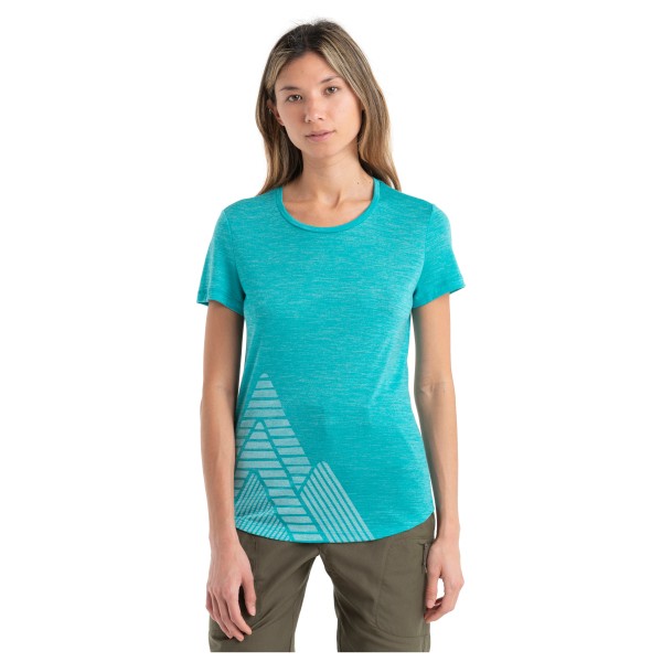 Icebreaker - Women's 125 Cool-Lite Sphere II S/S Peak Quest - Merinoshirt