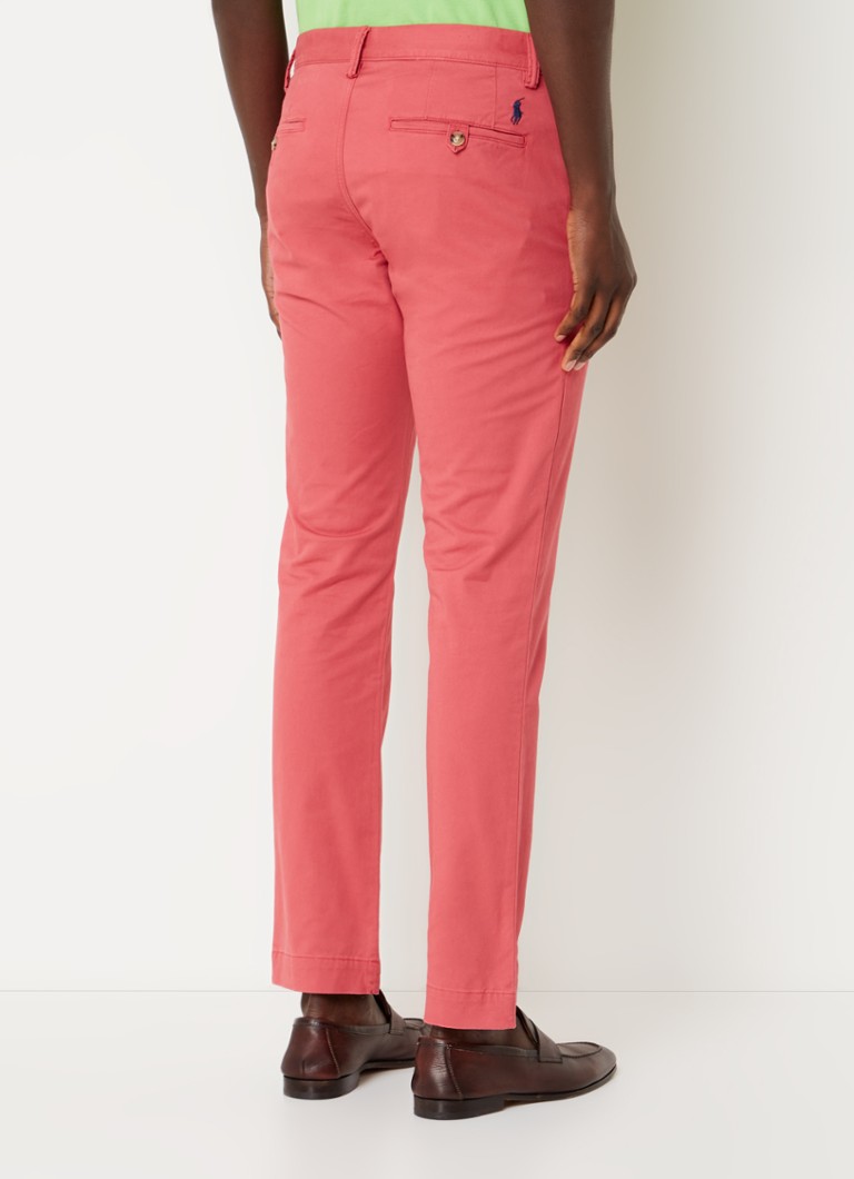 Pantaloni chino elastici cu talie medie Ralph Lauren