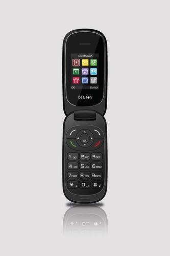 Bea-Fon Classic Line C220 4.5 cm (1,77 Zoll) MiniSIM Mobiltelefon Mobiltelefon Schwarz Lack