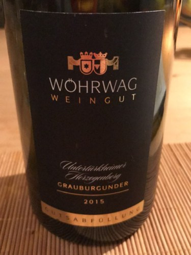 Weingut WöhrwagUntertürkheimer Herzogenberg Grauburgunder GG 2021