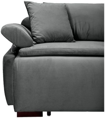 INOSIGN Schlafsofa Romeo, mit Boxspringaufbau, Bettfunktion & Bettkasten, Dauerschlafsofa