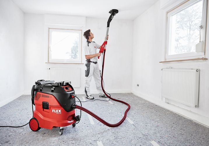 Flex-tools 465704 VCE44M AC-SET Sigurnosni usisivač sa automatskim čišćenjem filtera, 42 L, klasa M + set za čišćenje