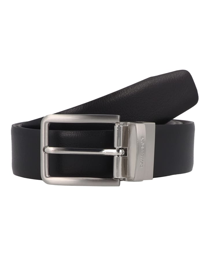 Strellson Gürtel Leder in black-d'brown günstig kaufen