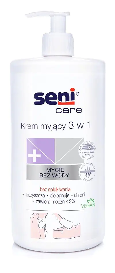 Seni Care 3 viename valomasis kremas su 3 % šlapalo