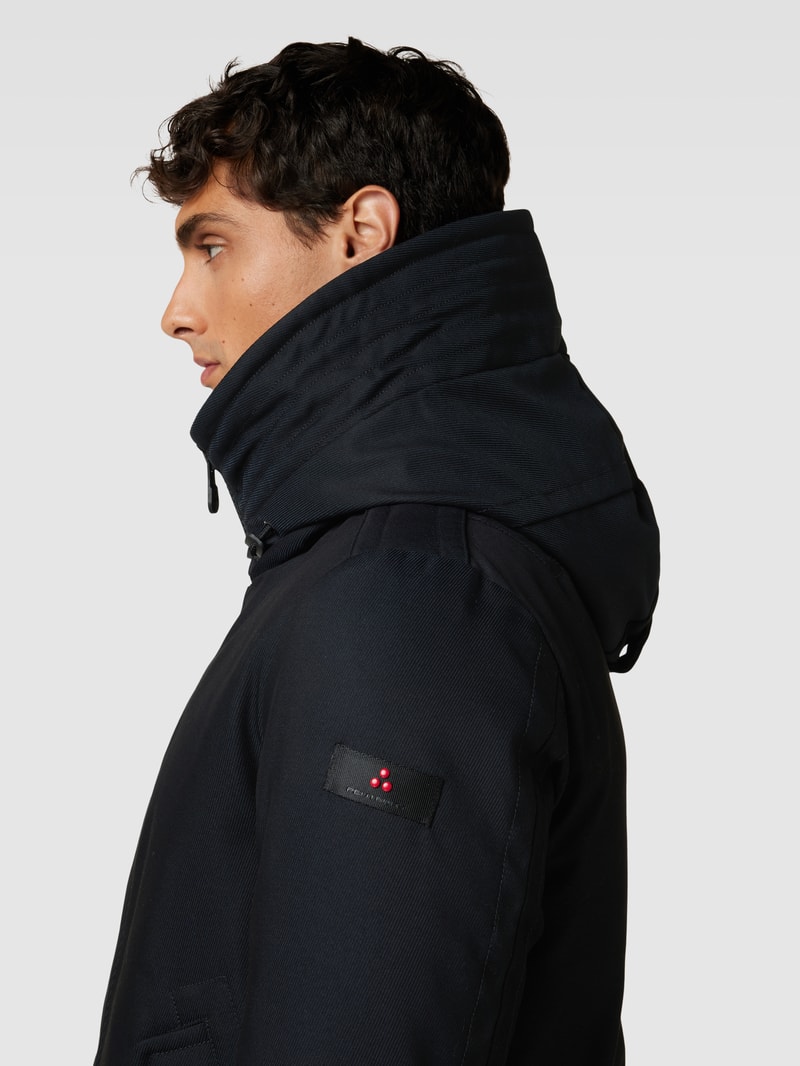 Parka mit Kapuze Modell 'KASA' in marineblau