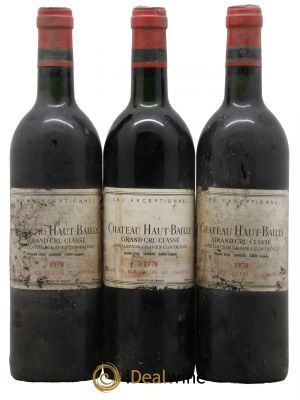 Château Haut-Bailly Cru Classé de Graves  1978 - Lot de 3 Bouteilles