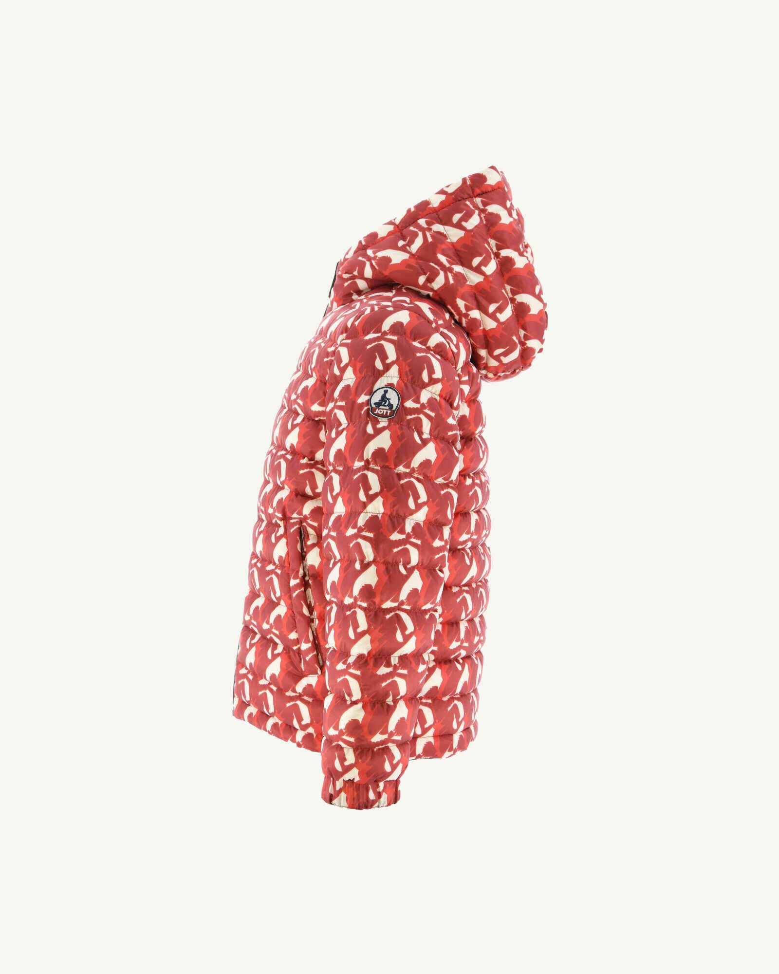 Doudoune réversible Army/Monogram rouge vif enfant Zurich
