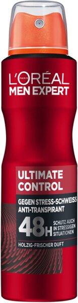 L'Oréal Paris Men Expert Ultimate Control 48H Deodorant Spray