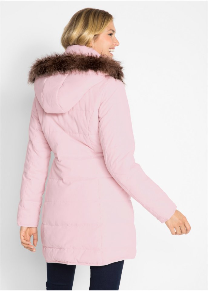 Steppjacke mit Kapuze, gefüttert