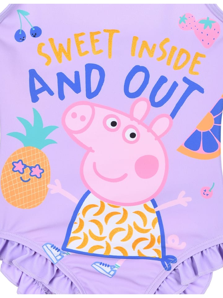 Peppa Pig Peppa Pig Mädchen Badeanzug Peppa Wutz in lila günstig kaufen
