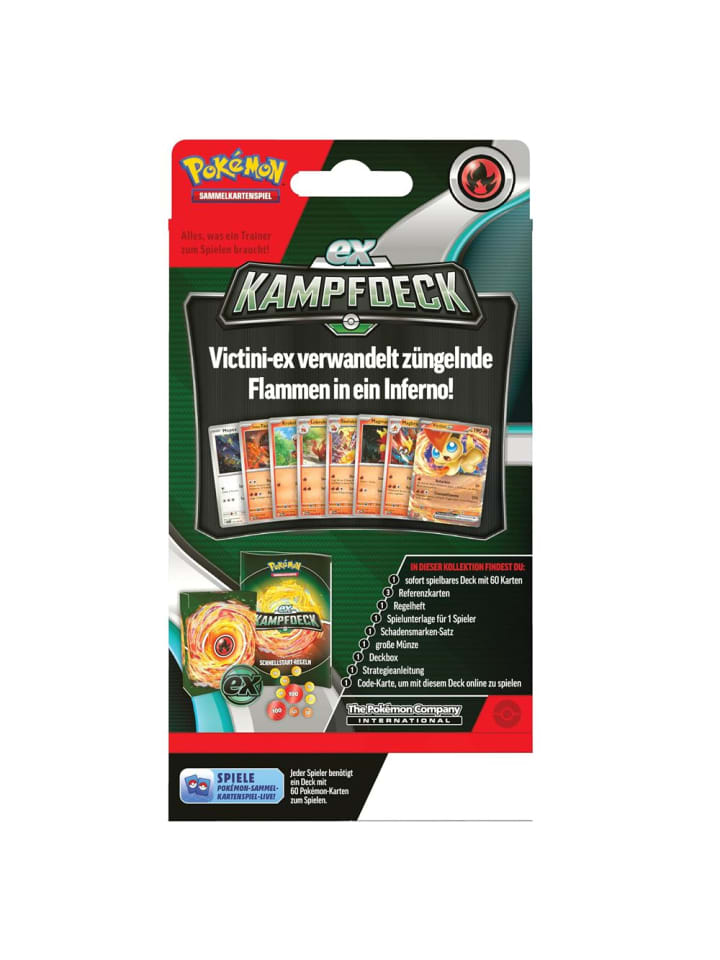 Pokémon Victini-EX Kampfdeck | 60 Karten | Pokemon Sammel-Karten deutsch günstig kaufen onesize