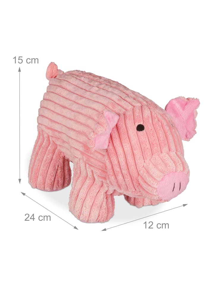 relaxdays Türstopper Schwein in Rosa - (H)15 cm günstig kaufen onesize