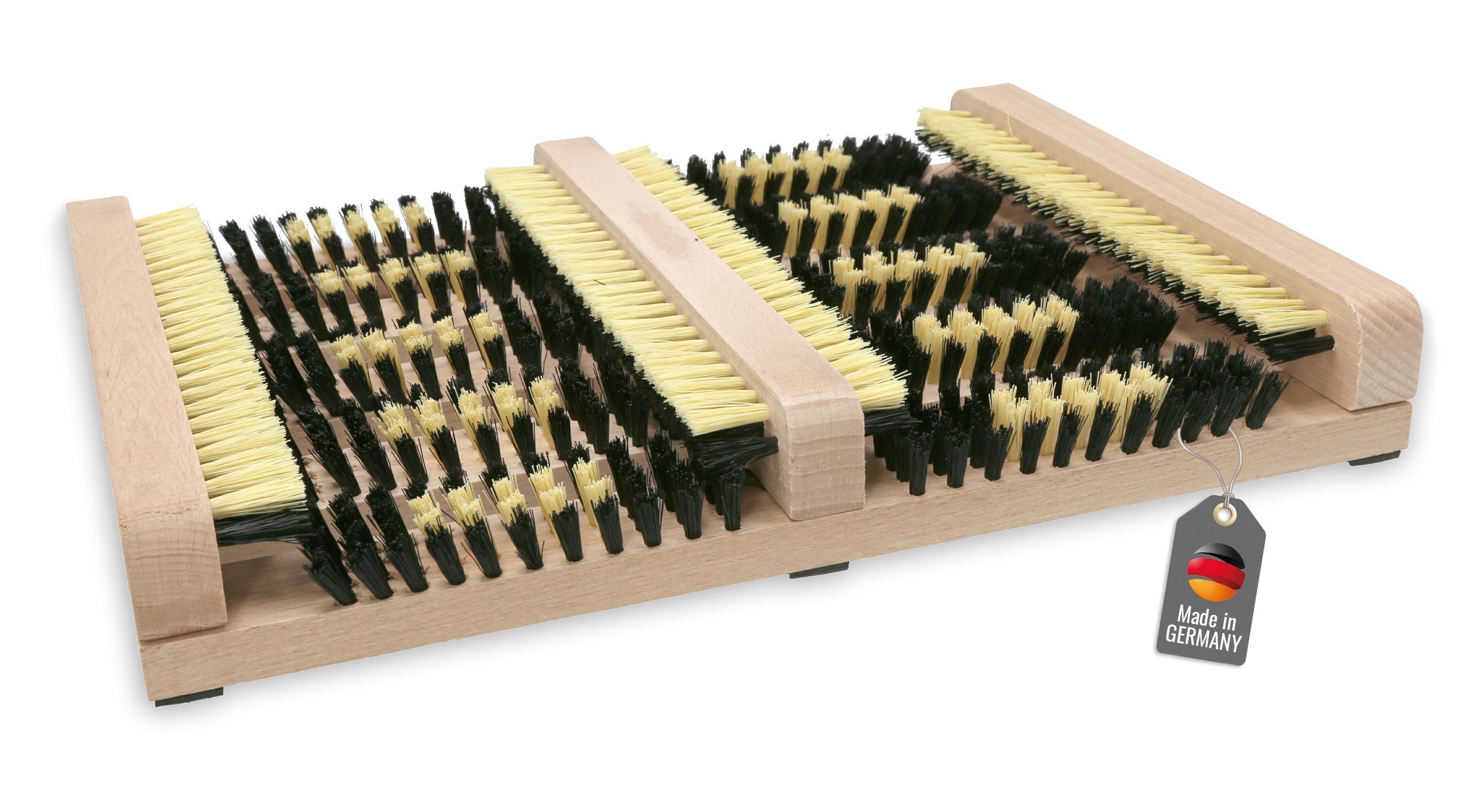 Lantelme Schuhabtropfschale Schuhabtreter Holz in naturfarben (1-tlg), aus Holz rutschfest