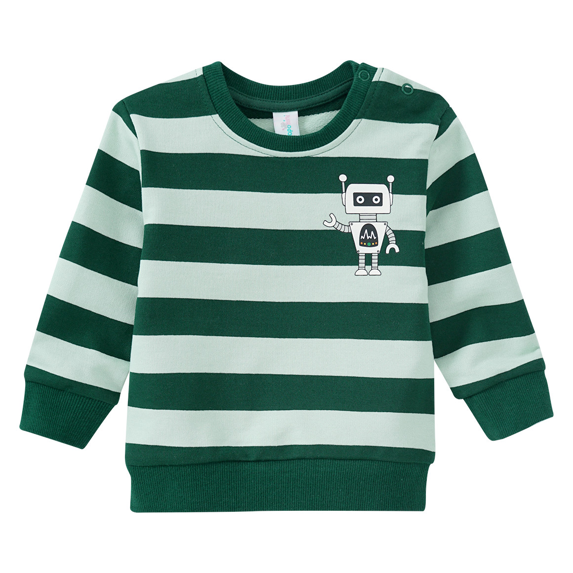 Baby Sweatshirt mit Blockstreifen
