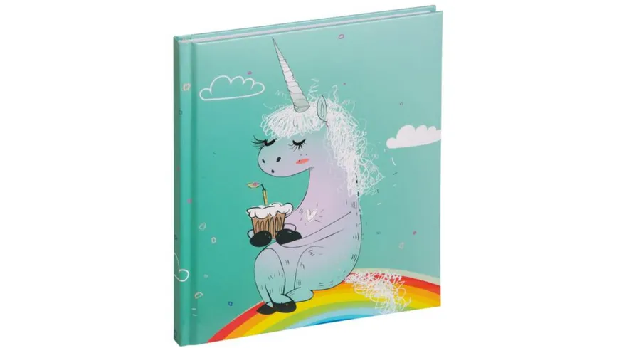 PAGNA Poesiealbum Einhorn 128 Seiten blanko