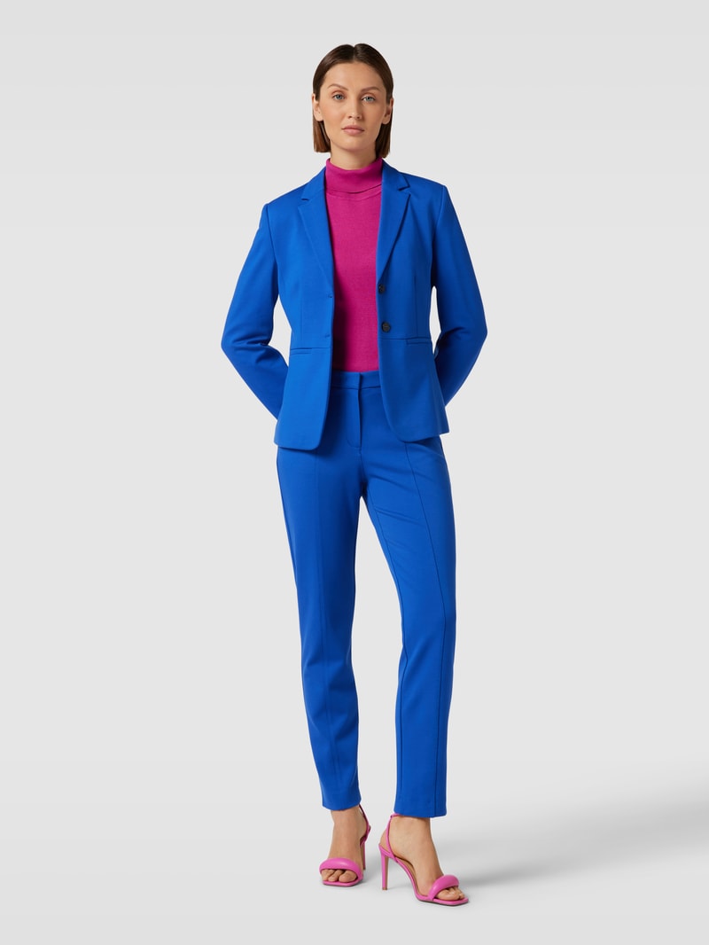 Blazer mit Paspeltaschen in royalblau