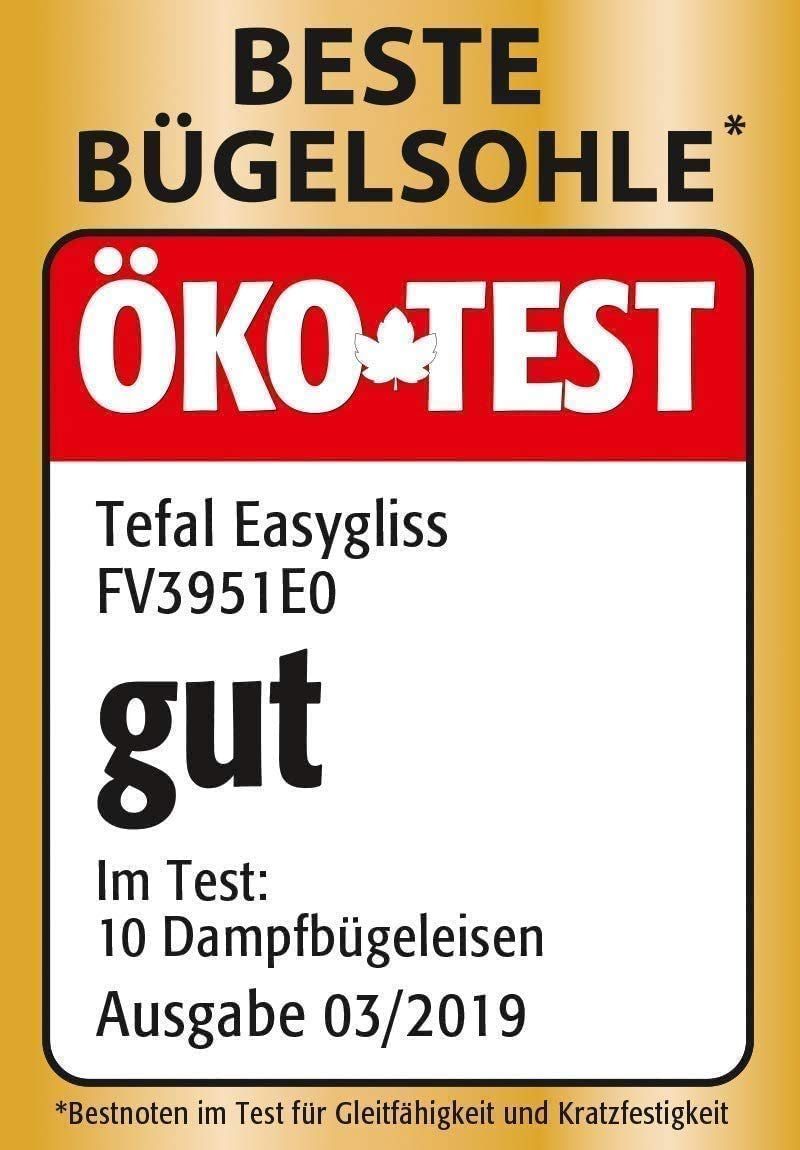 Tefal Dampfbügeleisen FV5714 Easygliss, 2400 W, Tefal Durilium Profi Bügeleisen Dampfbügeleisen